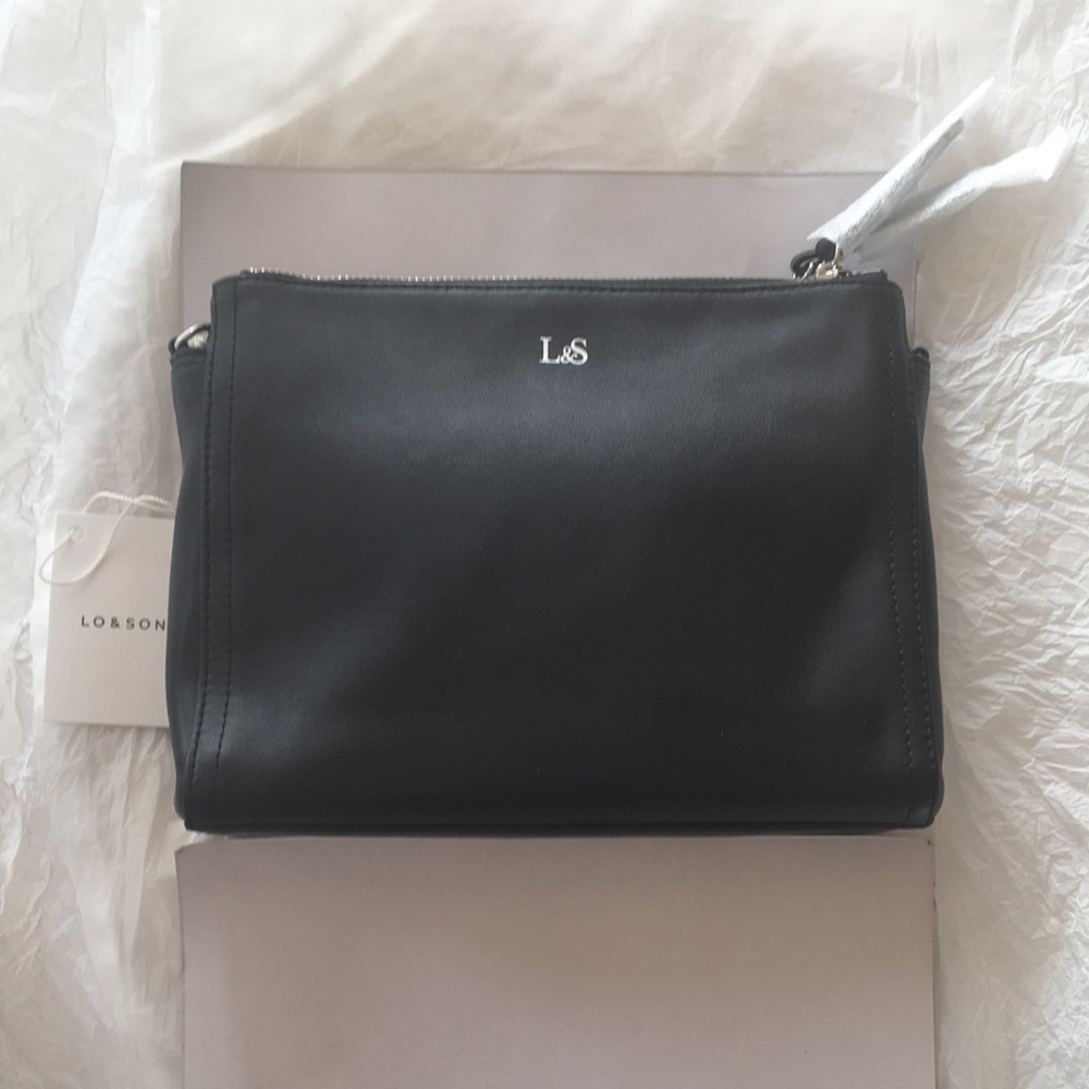 NWT Lo & Sons The Pearl Nappa Leather
